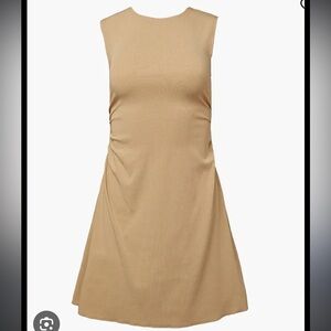 NWT WeWoreWhat Ruched Muscle Tank Mini Dress, size XS